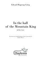 IN THE HALL OF MOUNTAIN KING (E. Grieg) per ensemble didattico di legni e percussioni 